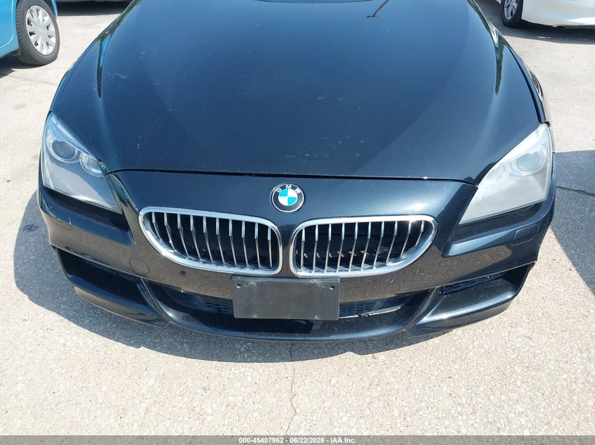 2013 BMW 6er VIN WBA6A0C59DDF14393 IAAI salvage auction — REPOSSESSION, Salvage Title, sold $1,400 on 2026-07-20 (photo 6)