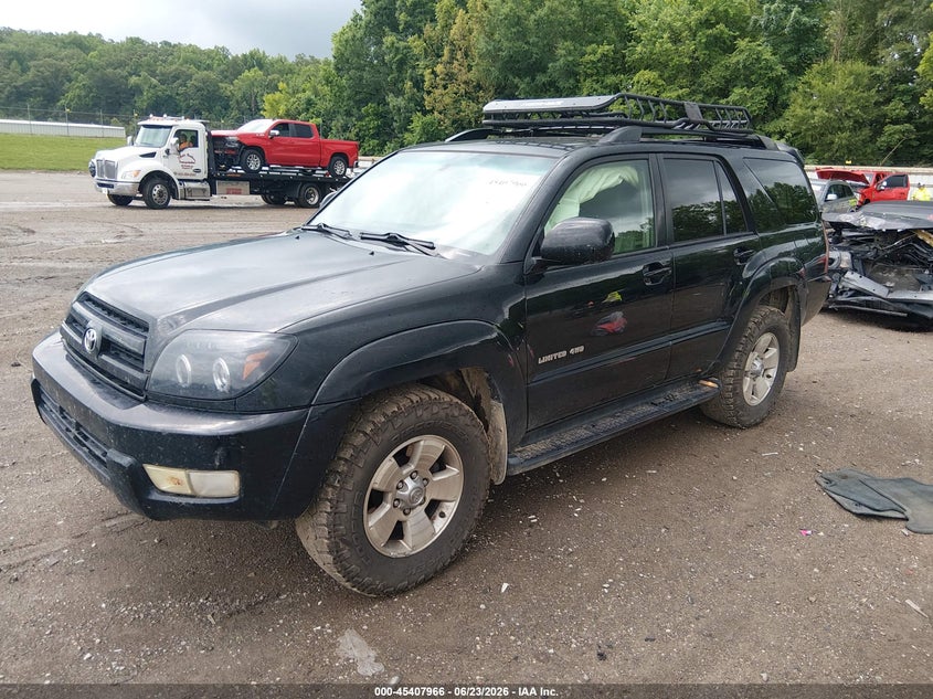 2005 Toyota 4runner VIN JTEBU17R950073166 IAAI salvage auction — RIGHT SIDE, Salvage (Tennessee), sold $3,900 on 2026-07-15 (photo 2)