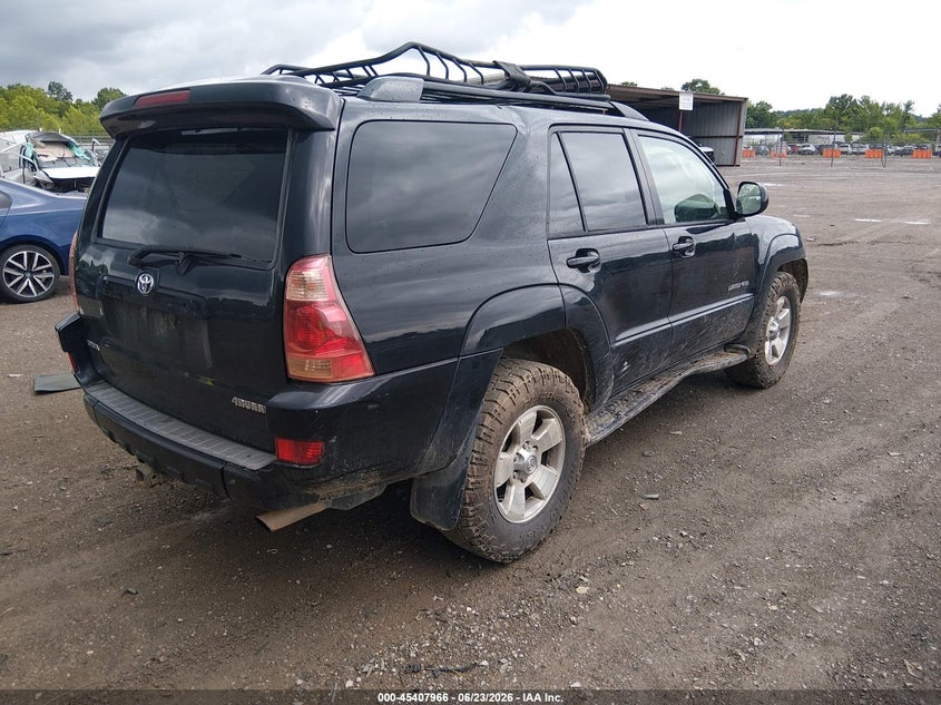 2005 Toyota 4runner VIN JTEBU17R950073166 IAAI salvage auction — RIGHT SIDE, Salvage (Tennessee), sold $3,900 on 2026-07-15 (photo 4)