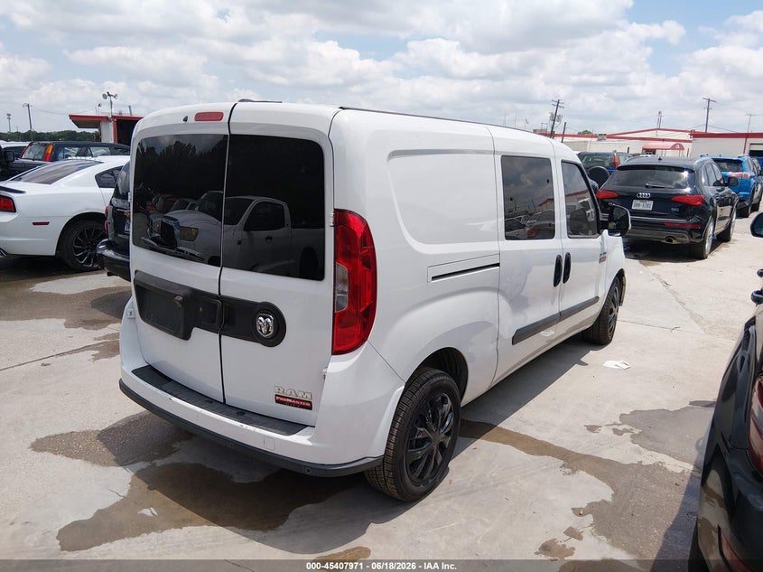 2016 Ram Promaster city VIN ZFBERFBT9G6C61839 IAAI salvage auction — LEFT REAR, Original (Texas), sold $1,600 on 2026-07-27 (photo 4)