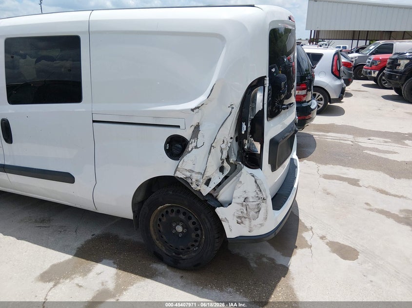 2016 Ram Promaster city VIN ZFBERFBT9G6C61839 IAAI salvage auction — LEFT REAR, Original (Texas), sold $1,600 on 2026-07-27 (photo 6)
