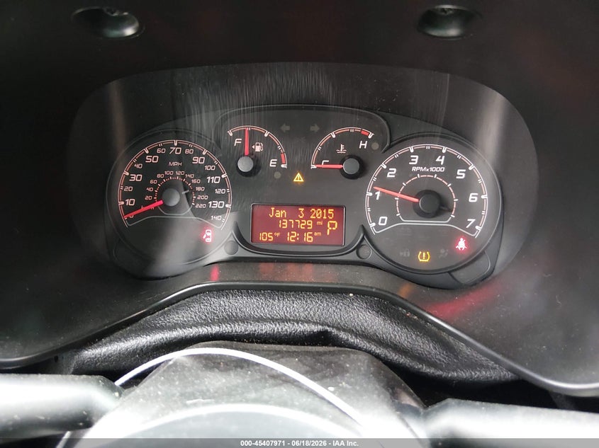 2016 Ram Promaster city VIN ZFBERFBT9G6C61839 IAAI salvage auction — LEFT REAR, Original (Texas), sold $1,600 on 2026-07-27 (photo 7)