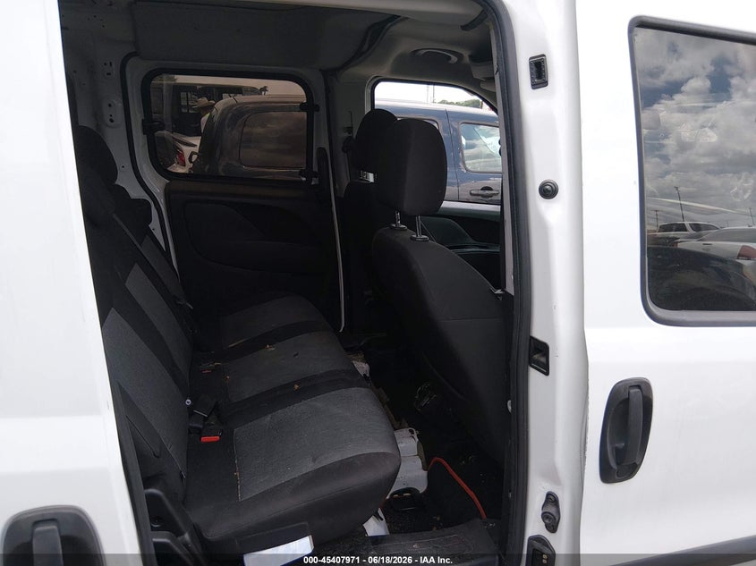 2016 Ram Promaster city VIN ZFBERFBT9G6C61839 IAAI salvage auction — LEFT REAR, Original (Texas), sold $1,600 on 2026-07-27 (photo 8)