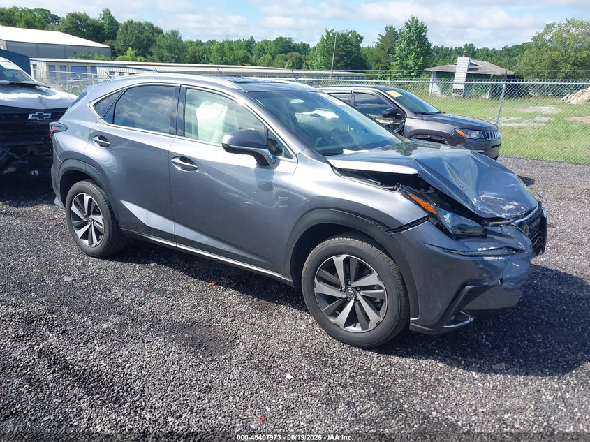 2019 Lexus Nx VIN JTJYARBZXK2118786 IAAI salvage auction — FRONT END, Salvage (South Carolina), sold $5,600 on 2026-07-08 (photo 1)