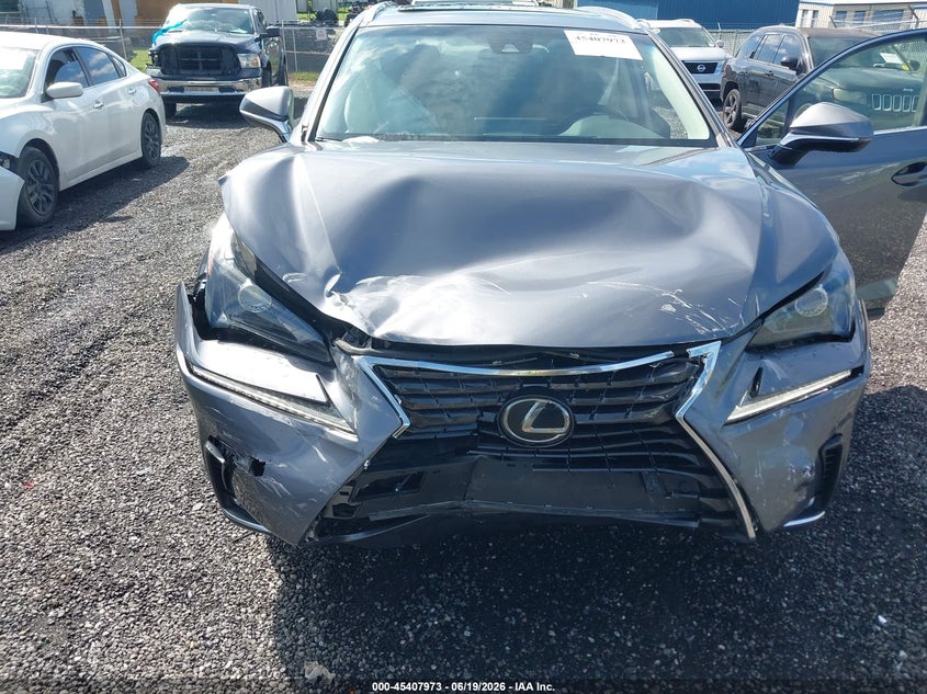 2019 Lexus Nx VIN JTJYARBZXK2118786 IAAI salvage auction — FRONT END, Salvage (South Carolina), sold $5,600 on 2026-07-08 (photo 6)