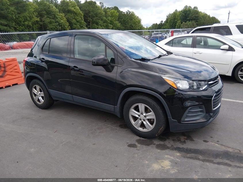 2020 Chevrolet Trax VIN KL7CJKSB7LB090418 IAAI salvage auction — LEFT REAR, Salvage (North Carolina), sold $1,350 on 2026-07-30 (photo 1)