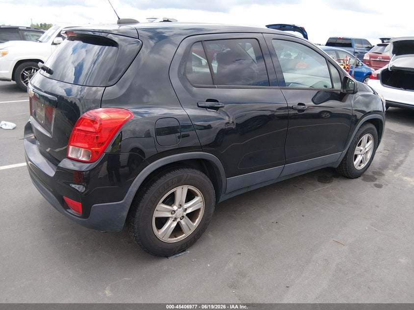 2020 Chevrolet Trax VIN KL7CJKSB7LB090418 IAAI salvage auction — LEFT REAR, Salvage (North Carolina), sold $1,350 on 2026-07-30 (photo 4)