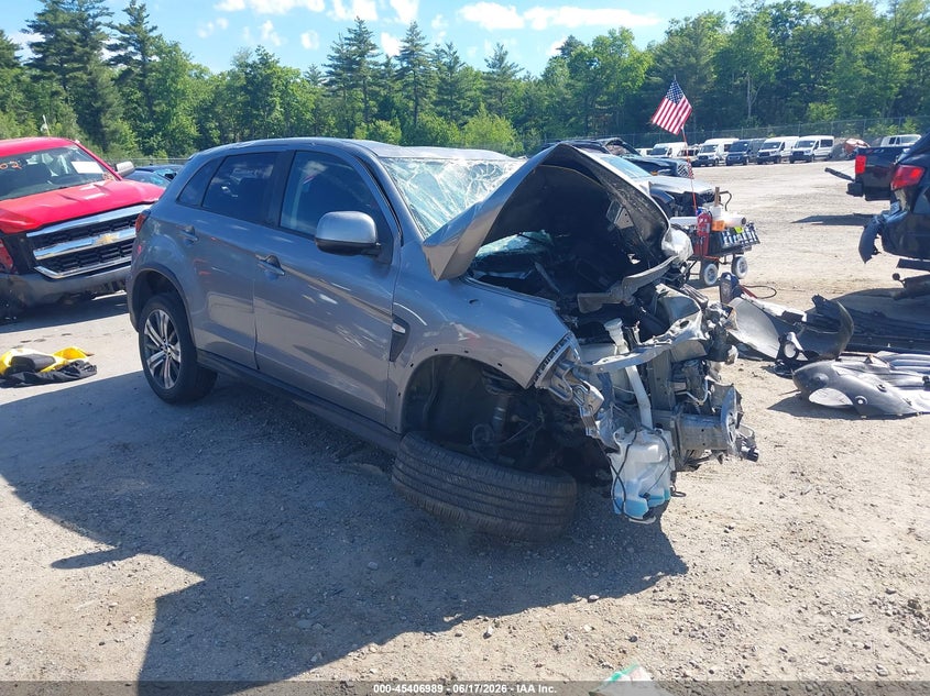 2020 Mitsubishi Outlander VIN JA4AP3AU8LU021673 IAAI salvage auction — FRONT & REAR, Salvage (Massachusetts), sold $25 on 2026-07-31 (photo 1)