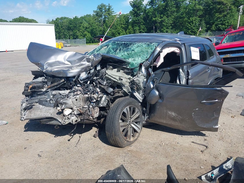 2020 Mitsubishi Outlander VIN JA4AP3AU8LU021673 IAAI salvage auction — FRONT & REAR, Salvage (Massachusetts), sold $25 on 2026-07-31 (photo 2)
