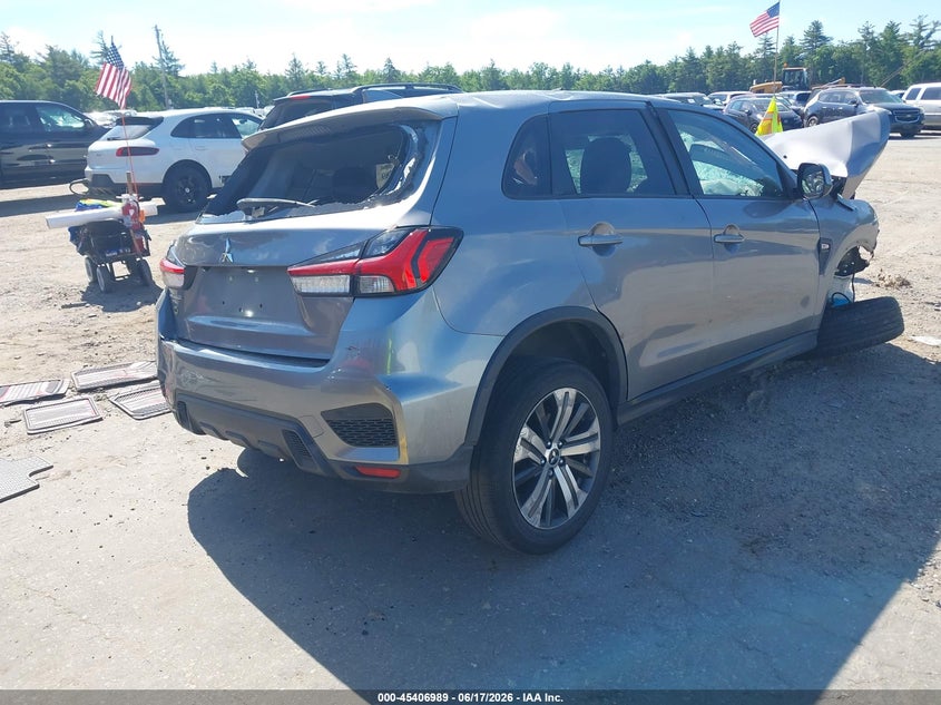 2020 Mitsubishi Outlander VIN JA4AP3AU8LU021673 IAAI salvage auction — FRONT & REAR, Salvage (Massachusetts), sold $25 on 2026-07-31 (photo 4)