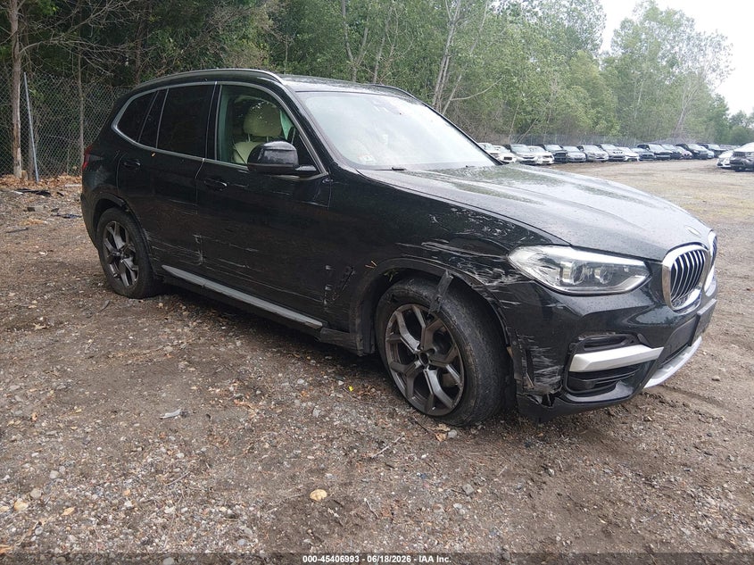 2021 BMW X3 VIN 5UXTS1C02M9F21538 — IAAI salvage auction photo
