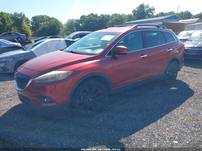 2015 Mazda Cx-9 VIN JM3TB2DA4F0463586 IAAI salvage auction — NORMAL WEAR, Clear (South Carolina), sold $750 on 2026-07-21 (photo 2)
