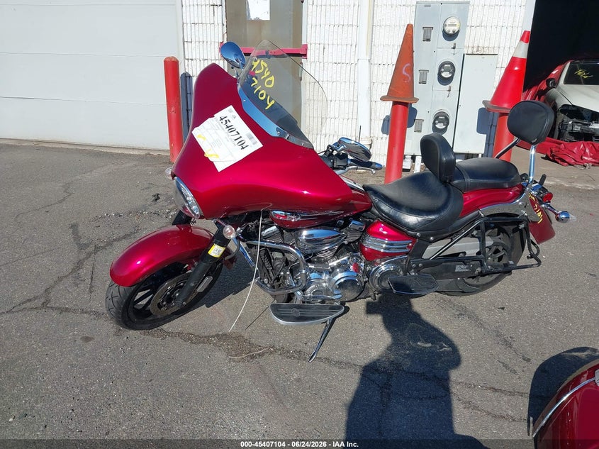 2014 Yamaha Xv VIN JYAVP22E0EA011308 IAAI salvage auction — LEFT SIDE, Mv-907A (New York), sold $1,900 on 2026-07-28 (photo 9)