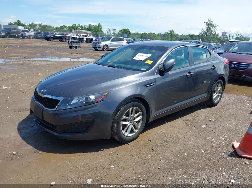2011 Kia Optima VIN KNAGM4A75B5119588 IAAI salvage auction — THEFT, Salvage (Ohio), sold $250 on 2026-07-23 (photo 2)
