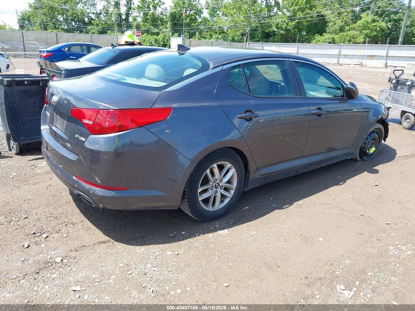 2011 Kia Optima VIN KNAGM4A75B5119588 IAAI salvage auction — THEFT, Salvage (Ohio), sold $250 on 2026-07-23 (photo 4)
