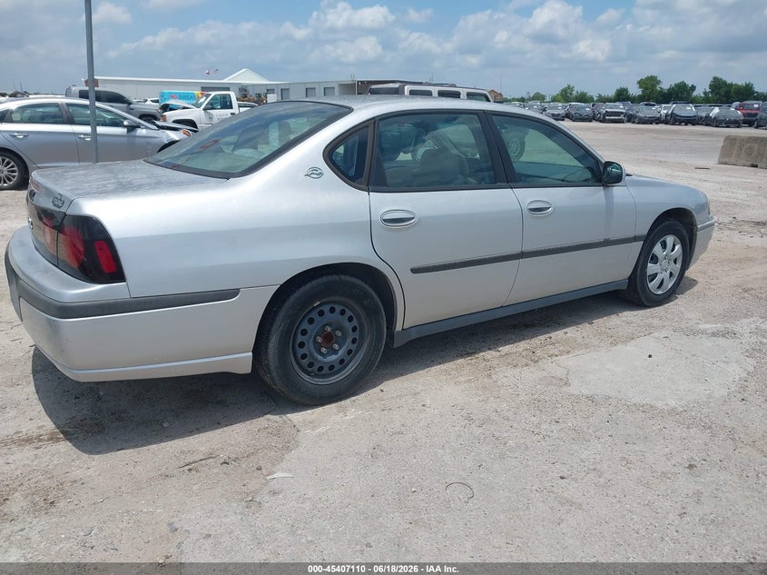 2004 Chevrolet Impala VIN 2G1WF52E149231928 IAAI salvage auction — NORMAL WEAR, Original (Texas), sold $250 on 2026-07-08 (photo 4)