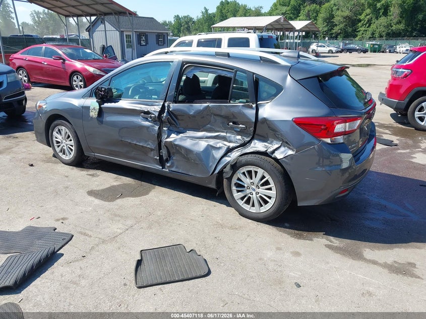2018 Subaru Impreza VIN 4S3GTAD67J3706392 IAAI salvage auction — SIDE, Salvage - Greater Than 75% (Maryland), sold $1,300 on 2026-07-11 (photo 3)