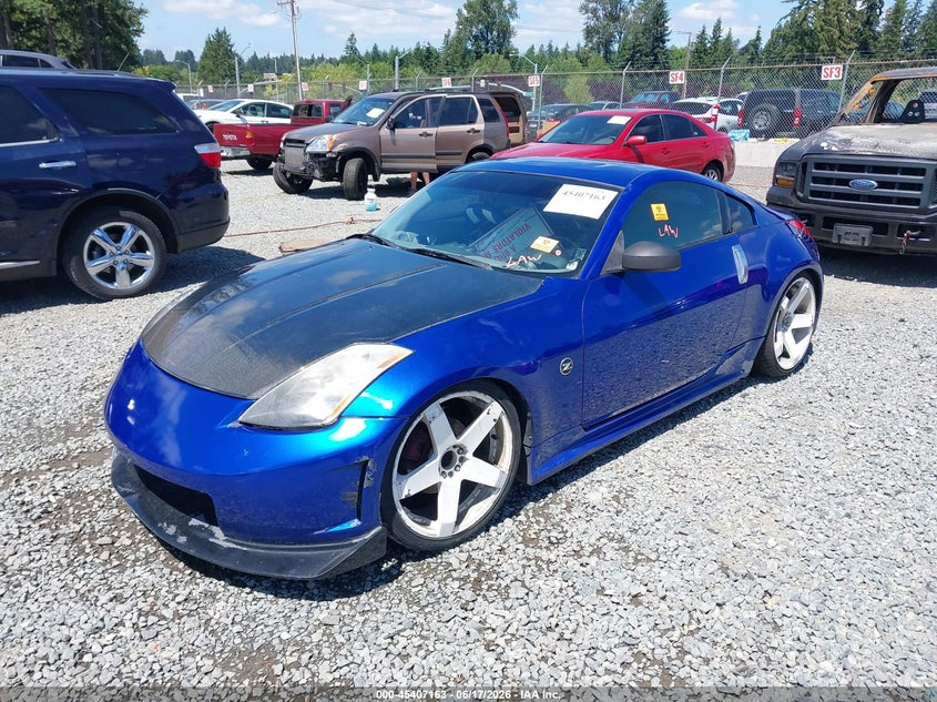 2003 Nissan 350z VIN JN1AZ34E63T002908 IAAI salvage auction — REAR END, Bill Of Sale (Washington), sold $625 on 2026-07-29 (photo 2)