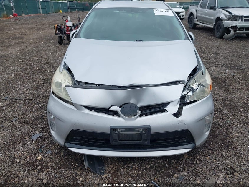 2013 Toyota Prius VIN JTDKN3DU3D1639725 IAAI salvage auction — FRONT & REAR, Salvage Title, sold $1,250 on 2026-07-22 (photo 6)