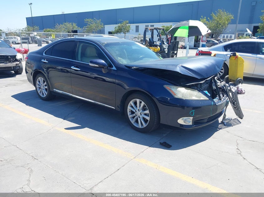 2010 Lexus Es 350 VIN JTHBK1EGXA2350707 IAAI salvage auction — FRONT END, Salvage (California), sold $1,100 on 2026-07-20 (photo 1)