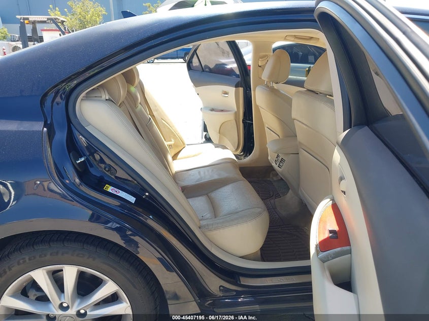 2010 Lexus Es 350 VIN JTHBK1EGXA2350707 IAAI salvage auction — FRONT END, Salvage (California), sold $1,100 on 2026-07-20 (photo 8)