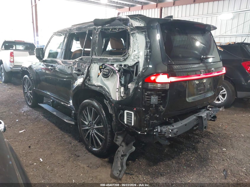 2024 Lexus Gx VIN JTJVBCDXXR5030547 IAAI salvage auction — FRONT & REAR, Salvage (Virginia), sold $325 on 2026-07-30 (photo 3)