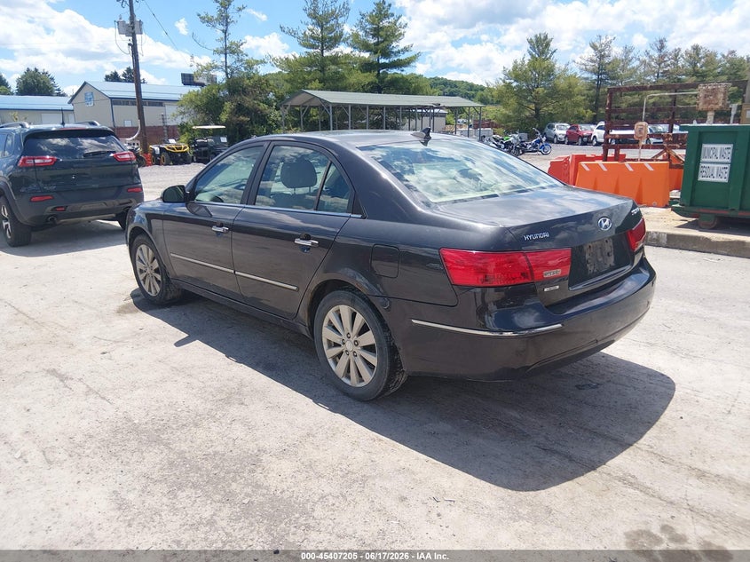 2009 Hyundai Sonata VIN 5NPEU46C69H482783 IAAI salvage auction — ENGINE BURN, Salvage (Pennsylvania), sold $25 on 2026-07-08 (photo 3)