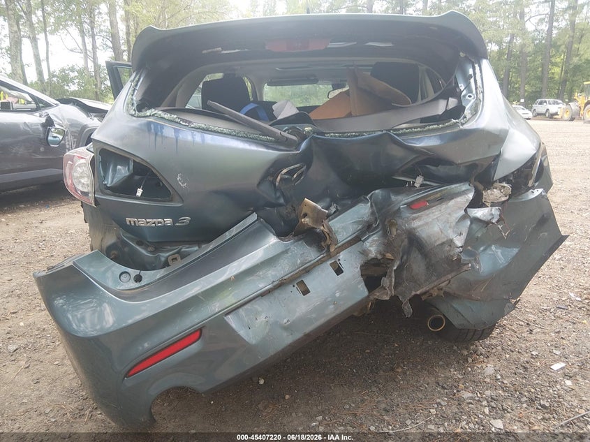 2011 Mazda 3 VIN JM1BL1K56B1432717 IAAI salvage auction — FRONT & REAR, Clear (Virginia), sold $25 on 2026-07-28 (photo 6)