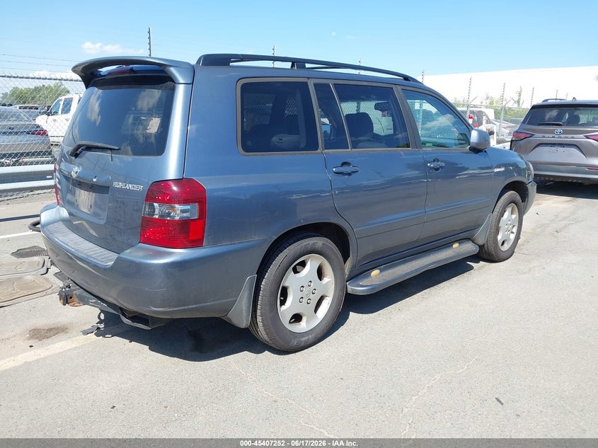 2006 Toyota Highlander VIN JTEDP21A760105056 IAAI salvage auction — FRONT END, Salvage (North Carolina), sold $550 on 2026-07-20 (photo 4)