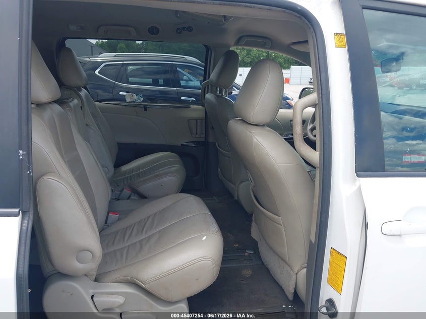 2011 Toyota Sienna VIN 5TDKK3DC2BS066347 IAAI salvage auction — FRONT & REAR, Clear (Georgia), sold $1,550 on 2026-07-15 (photo 8)