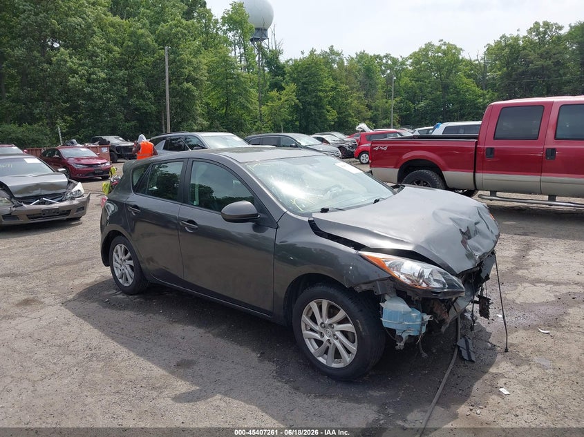 2012 Mazda 3 VIN JM1BL1M82C1662330 IAAI salvage auction — FRONT END, Salvage - Greater Than 75% (Maryland), sold $300 on 2026-07-08 (photo 1)