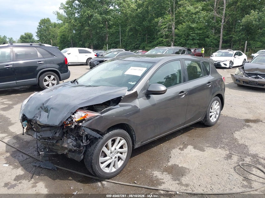 2012 Mazda 3 VIN JM1BL1M82C1662330 IAAI salvage auction — FRONT END, Salvage - Greater Than 75% (Maryland), sold $300 on 2026-07-08 (photo 2)
