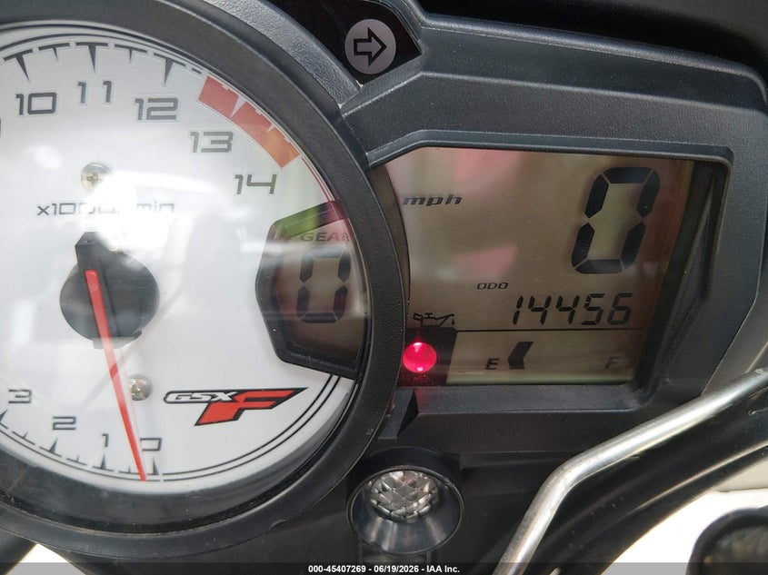2008 Suzuki Gsx650 f VIN JS1GP74A482101252 IAAI salvage auction — RIGHT SIDE, Salvage (Mississippi), sold $100 on 2026-07-15 (photo 7)