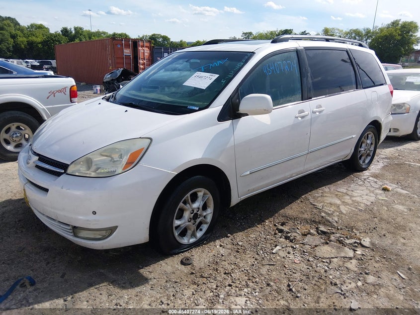 2004 Toyota Sienna VIN 5TDZA22C24S092433 IAAI salvage auction — NORMAL WEAR, Clear (Tennessee), sold $625 on 2026-07-16 (photo 2)