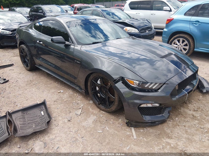 2017 Ford Mustang VIN 1FA6P8JZXH5521605 IAAI salvage auction — LEFT FRONT, Salvage Title, sold $9,900 on 2026-07-29 (photo 1)