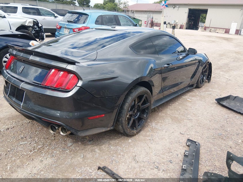 2017 Ford Mustang VIN 1FA6P8JZXH5521605 IAAI salvage auction — LEFT FRONT, Salvage Title, sold $9,900 on 2026-07-29 (photo 4)