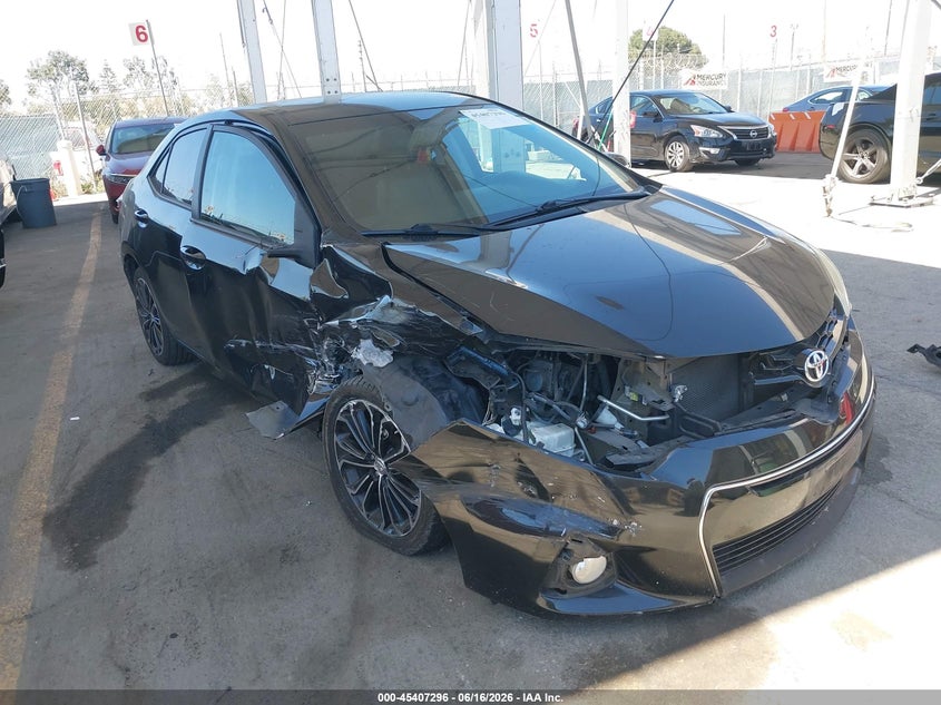 2014 Toyota Corolla VIN 5YFBURHE7EP172699 IAAI salvage auction — RIGHT FRONT, Salvage (California), sold $2,650 on 2026-07-15 (photo 1)