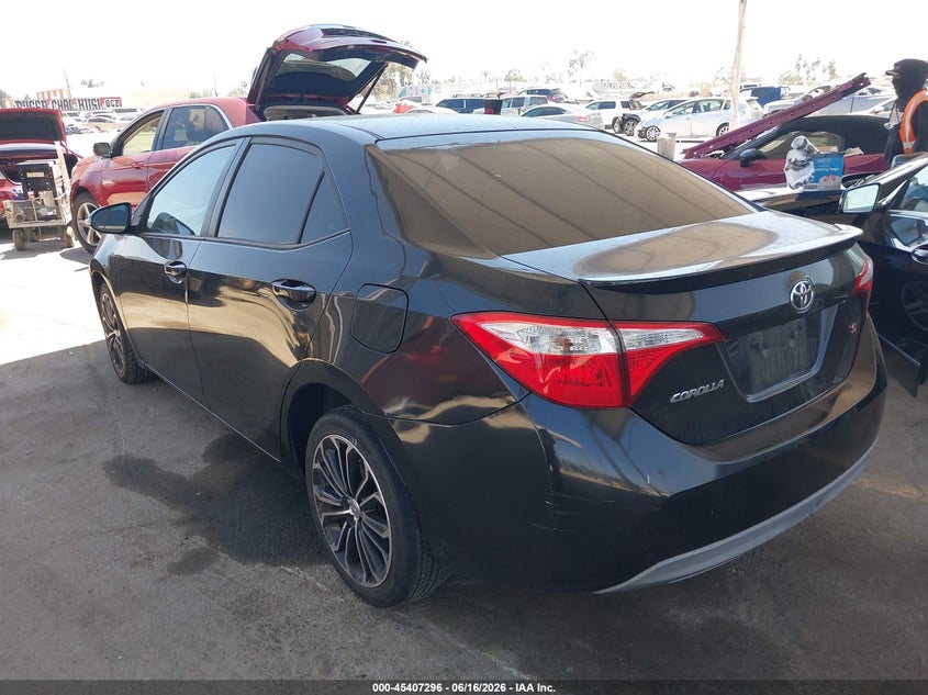 2014 Toyota Corolla VIN 5YFBURHE7EP172699 IAAI salvage auction — RIGHT FRONT, Salvage (California), sold $2,650 on 2026-07-15 (photo 3)