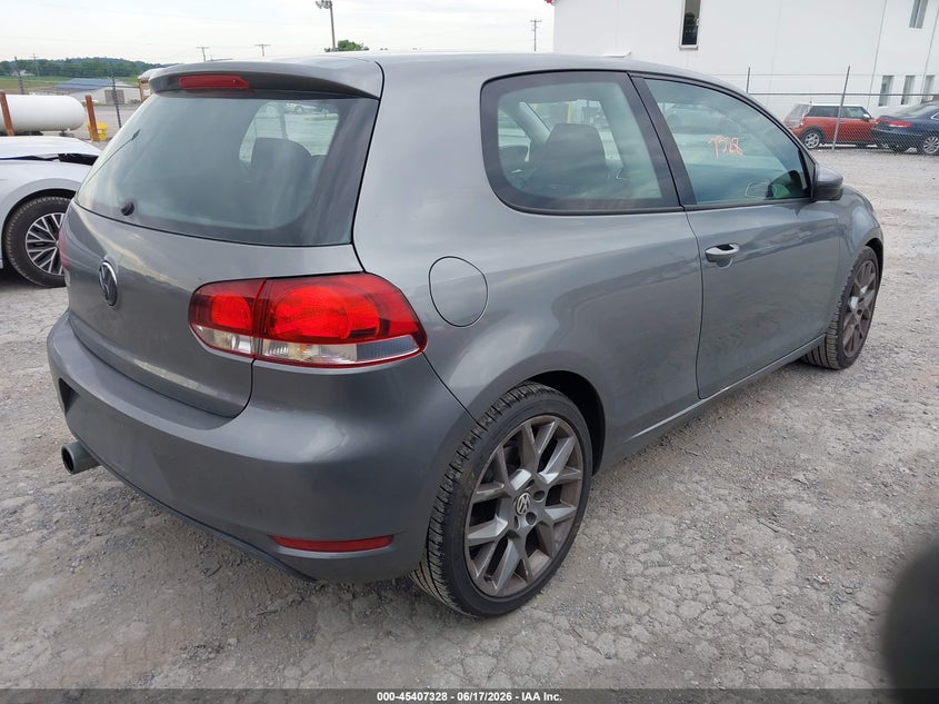 2012 Volkswagen Golf VIN WVWAB7AJ1CW013307 IAAI salvage auction — LEFT FRONT, Salvage Title, sold $750 on 2026-08-05 (photo 4)