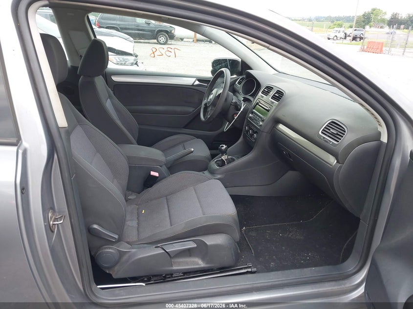 2012 Volkswagen Golf VIN WVWAB7AJ1CW013307 IAAI salvage auction — LEFT FRONT, Salvage Title, sold $750 on 2026-08-05 (photo 5)
