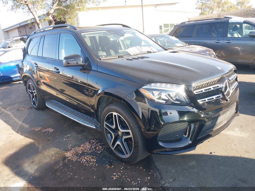 2017 Mercedes-benz Gls-klasse VIN 4JGDF7DE5HA826438 IAAI salvage auction — REAR END, Salvage Certificate (California), sold $7,000 on 2026-07-10 (photo 1)