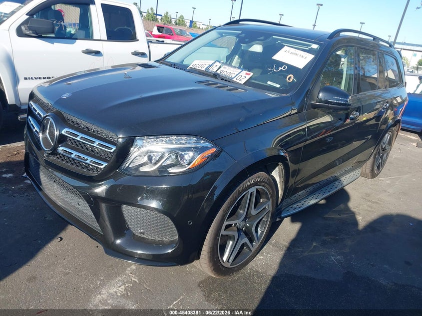 2017 Mercedes-benz Gls-klasse VIN 4JGDF7DE5HA826438 IAAI salvage auction — REAR END, Salvage Certificate (California), sold $7,000 on 2026-07-10 (photo 2)