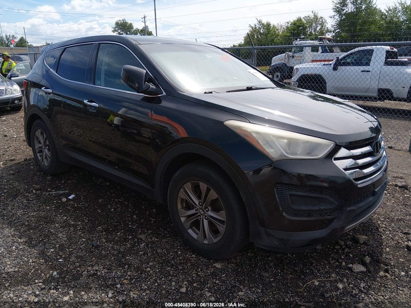 2013 Hyundai Santa fe VIN 5XYZT3LBXDG124144 IAAI salvage auction — LEFT FRONT, Salvage Title, sold $1,150 on 2026-07-24 (photo 1)
