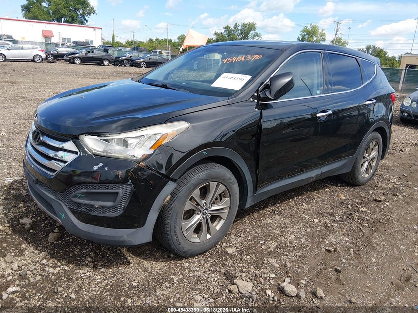 2013 Hyundai Santa fe VIN 5XYZT3LBXDG124144 IAAI salvage auction — LEFT FRONT, Salvage Title, sold $1,150 on 2026-07-24 (photo 2)