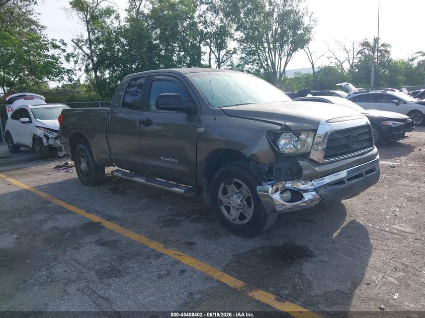 2008 Toyota Tundra VIN 5TBRT541X8S458323 IAAI salvage auction — RIGHT FRONT, Rebuildable (Florida), sold $2,650 on 2026-07-08 (photo 1)