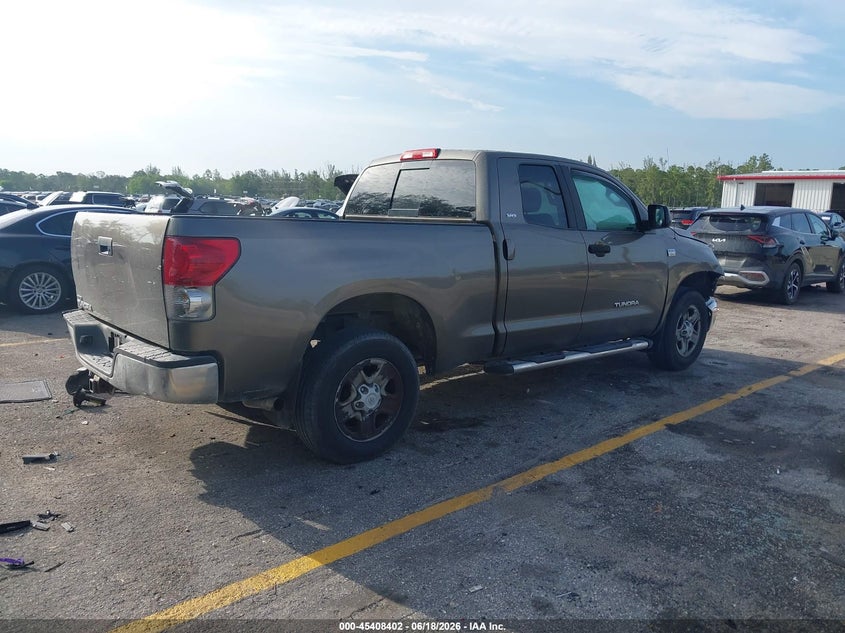 2008 Toyota Tundra VIN 5TBRT541X8S458323 IAAI salvage auction — RIGHT FRONT, Rebuildable (Florida), sold $2,650 on 2026-07-08 (photo 4)
