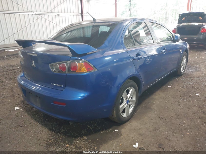 2009 Mitsubishi Lancer VIN JA3AU26U89U034674 IAAI salvage auction — REAR END, Clear (Virginia), sold $275 on 2026-07-12 (photo 4)