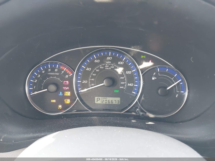 2011 Subaru Forester VIN JF2SHBDC3BH779711 IAAI salvage auction — NORMAL WEAR, Clear (Texas), sold $275 on 2026-07-16 (photo 7)