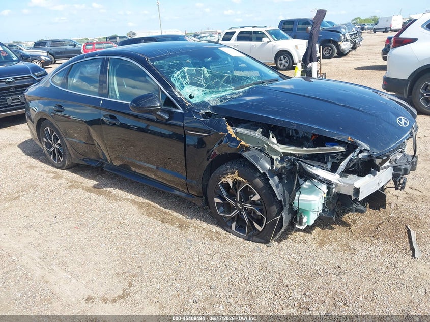 2025 Hyundai Sonata VIN KMHL64JA3SA429569 IAAI salvage auction — FRONT END, Salvage Title, sold $3,000 on 2026-07-29 (photo 1)