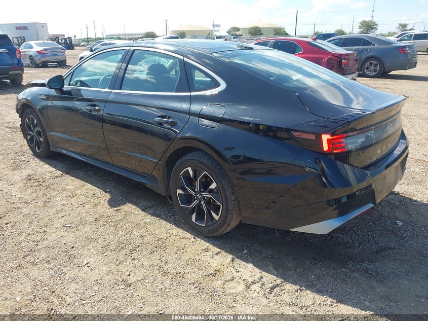 2025 Hyundai Sonata VIN KMHL64JA3SA429569 IAAI salvage auction — FRONT END, Salvage Title, sold $3,000 on 2026-07-29 (photo 3)